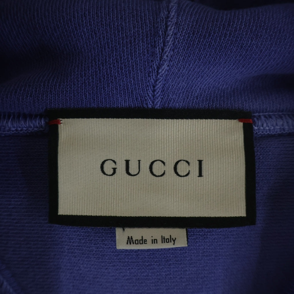 GUCCI(グッチ) 19SS インターロッキングG スウェット プルオーバー パーカー ネイビー 569828