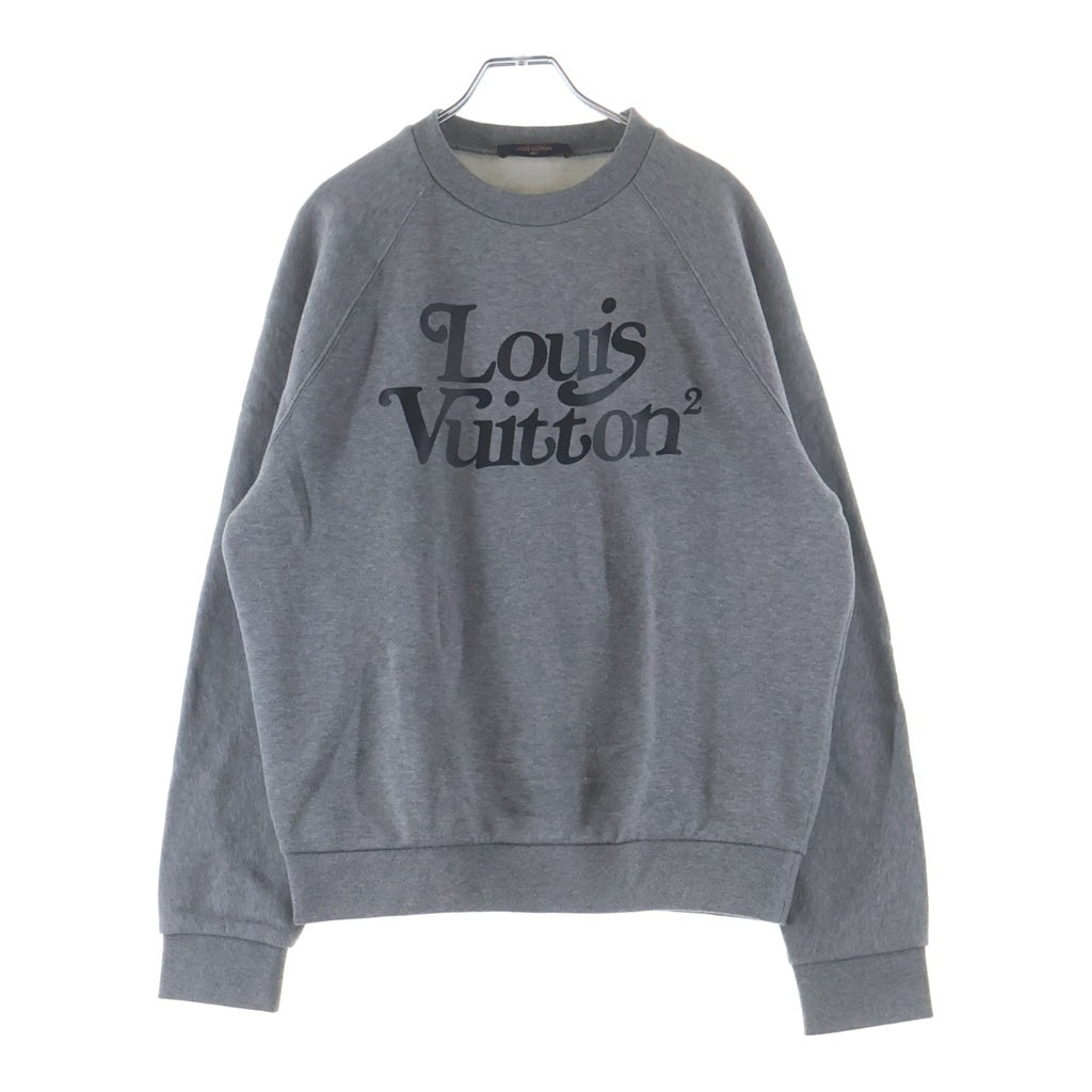 LOUIS VUITTON(ルイヴィトン) 20AW × NOGO ニゴー スクエアード ロゴ スウェット トレー グレー RM202M UYR HJY13W