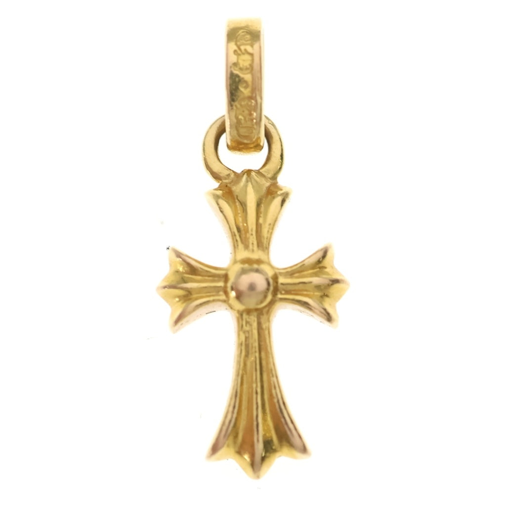 CHROME HEARTS(クロムハーツ) 22K CRS BBYFAT P/DIA ベイビーファットクロス PAVEダイヤ ペンダントトップ ゴールド BCA035