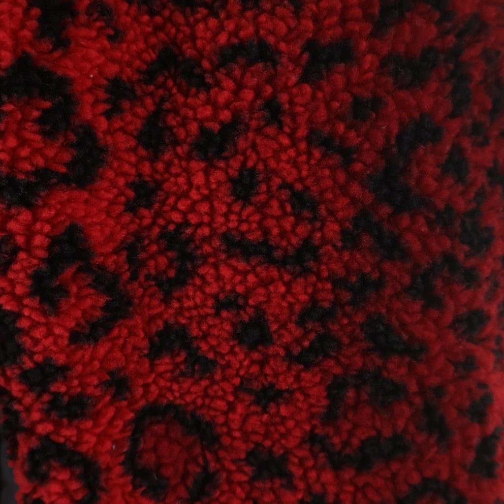 SUPREME(シュプリーム) 17AW Leopard Fleece Reverdsible Jacket レオパード フリース リバーシブル ジャケット レッド