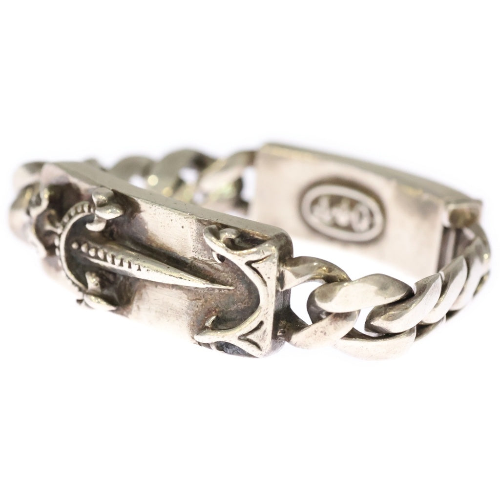 A&G(エーアンドジー) DBL CLASSIC ID BRACELET ダブル クラシックリンク IDブレスレット シルバー