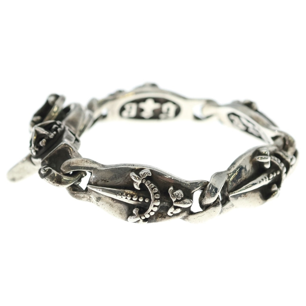 A&G(エーアンドジー) BRACELET ダガー リンク クリップ ブレスレット シルバー