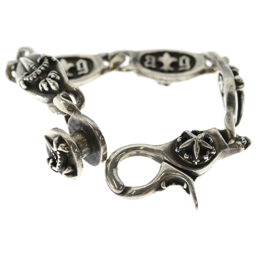 A&G(エーアンドジー) BRACELET ダガー リンク クリップ ブレスレット シルバー
