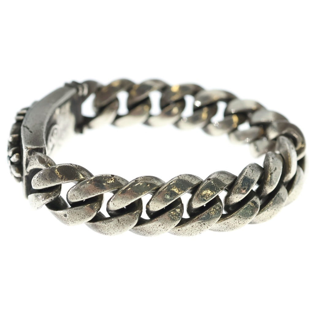A&G(エーアンドジー) CLASSIC ID BRACELET サファイア クラシックリンク IDブレスレット シルバー