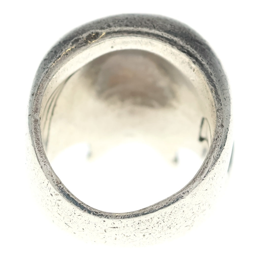 CRAZY PIG(クレイジーピッグ) EVIL SKULL RING ラージ スカルリング シルバー