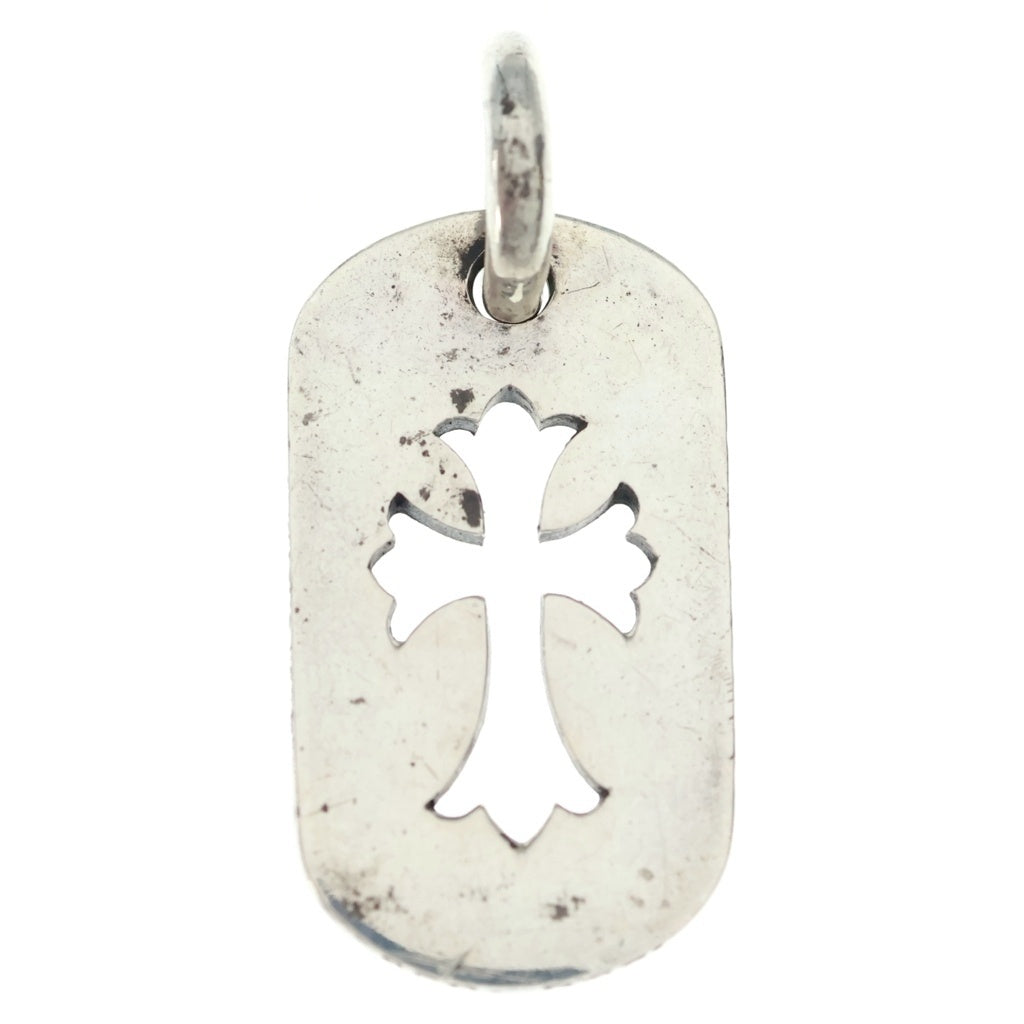 CHROME HEARTS(クロムハーツ) D TAG SML CO CRS カットアウトクロスドッグタグ スモール ペンダントトップ シルバー BCA242