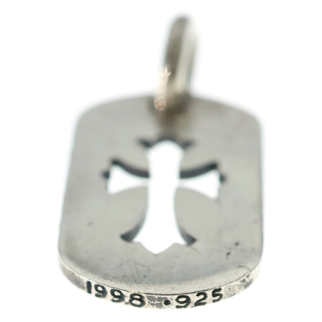 CHROME HEARTS(クロムハーツ) D TAG SML CO CRS カットアウトクロスドッグタグ スモール ペンダントトップ シルバー BCA242