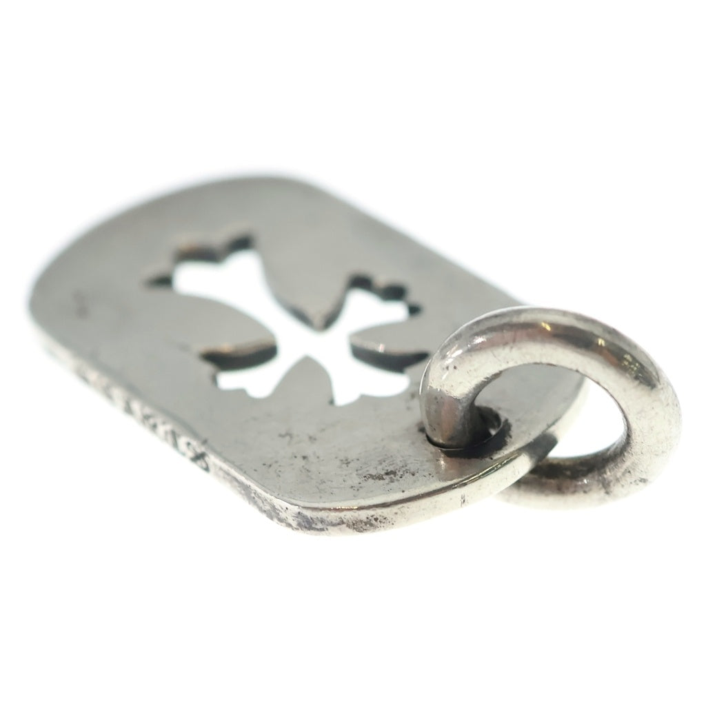 CHROME HEARTS(クロムハーツ) D TAG SML CO CRS カットアウトクロスドッグタグ スモール ペンダントトップ シルバー BCA242