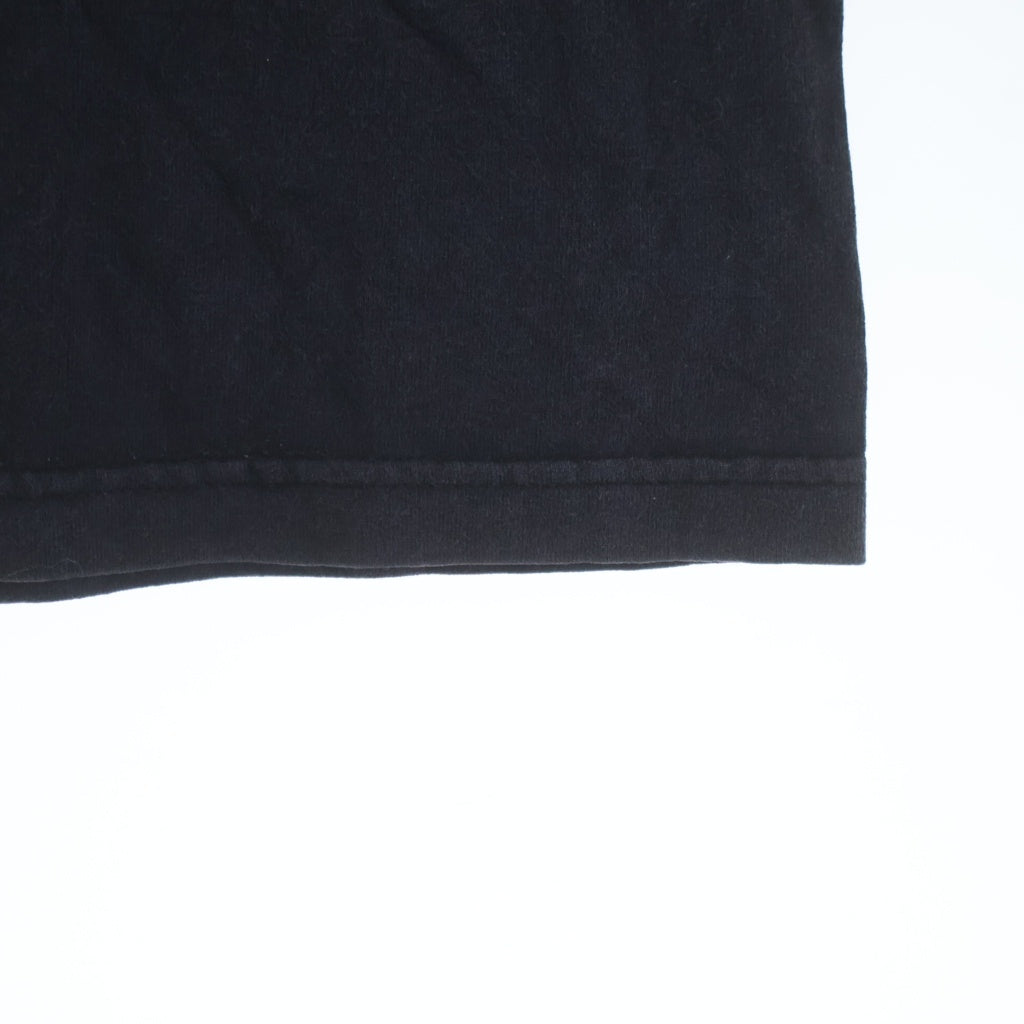 CHROME HEARTS(クロムハーツ) OLD CH T-SHIRT スクロールラベルプリント クルーネック ポケット 半袖Tシャツカットソー ブラック