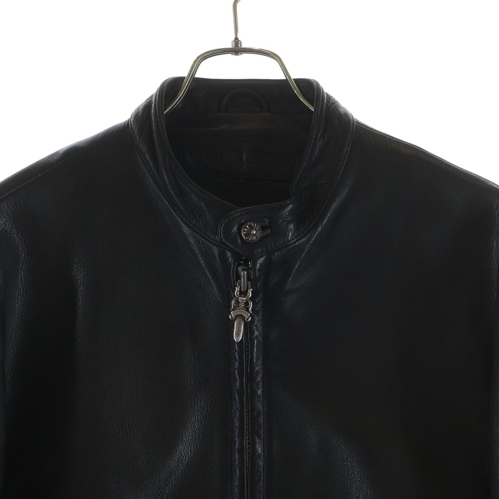 CHROME HEARTS(クロムハーツ) RACING2 レーシング2 ダガージップシングルライダースレザージャケット