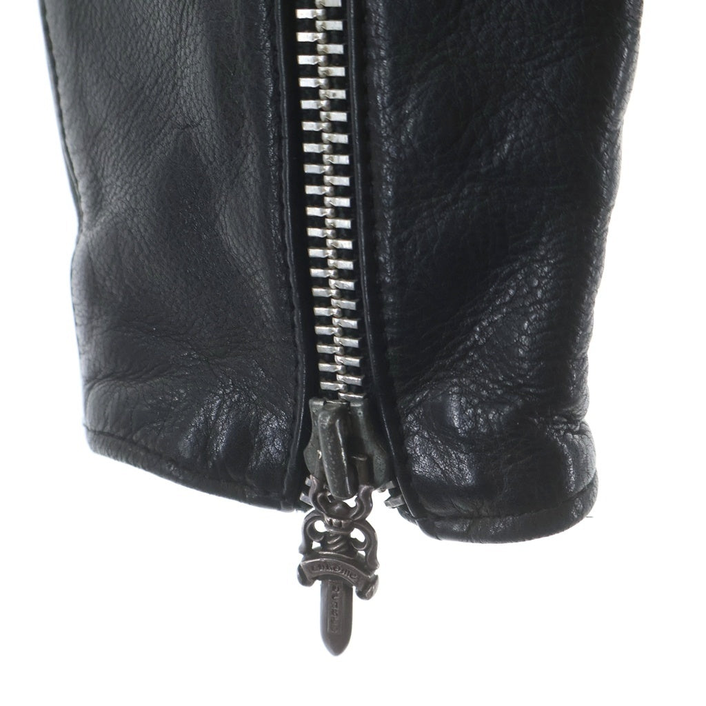 CHROME HEARTS(クロムハーツ) RACING2 レーシング2 ダガージップシングルライダースレザージャケット