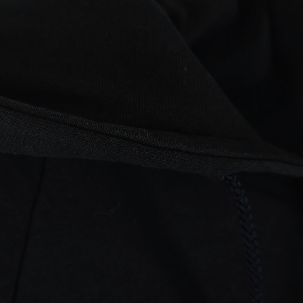 CHROME HEARTS(クロムハーツ) OLD THRML SWTSHRT HD ZIP 裏地サーマルアームロゴプリント ダガージップアップパーカー ブラック