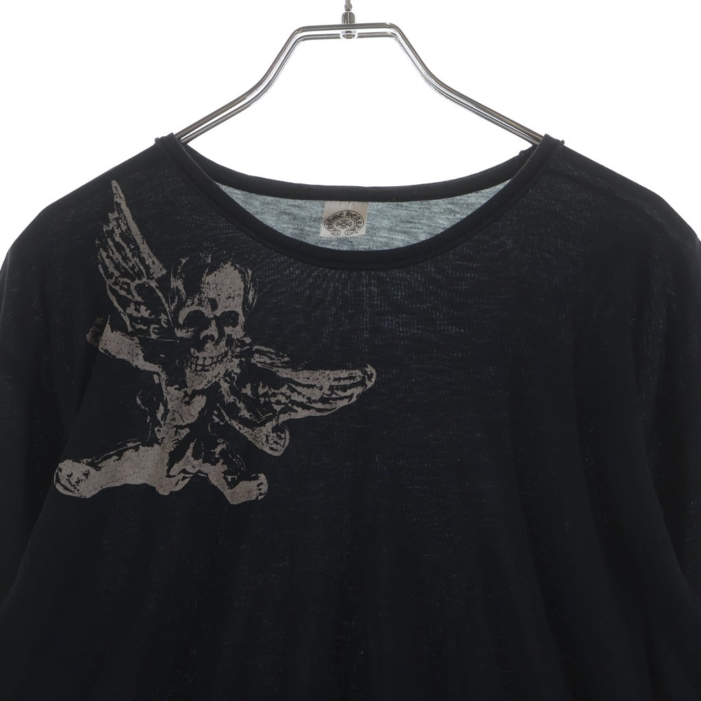 CHROME HEARTS(クロムハーツ) OLD FOTI MISS LERLENE フォティ ミスラーレン プリント 長袖インナーシャツ ブラック