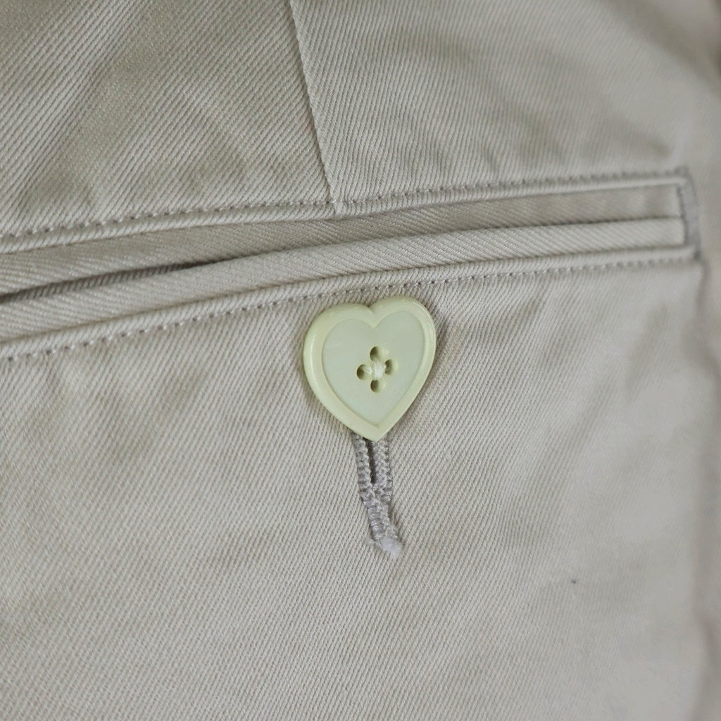 HUMAN MADE(ヒューマンメイド) CHINO PANTS ロゴデザイン マルチポケット チノパンツ ブラウン HM25PT007