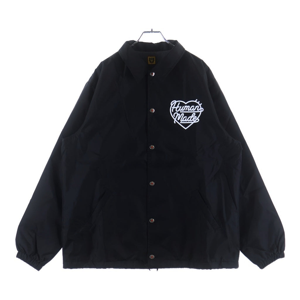 HUMAN MADE(ヒューマンメイド) 24SS COACH JACKET ロゴデザイン コーチジャケット ブラック HM23JK011