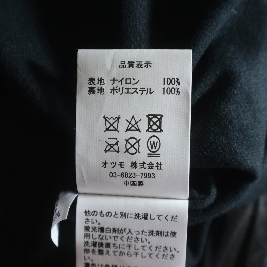 WASTED YOUTH(ウェイステッドユース) COACH JACKET バックロゴデザイン マルチポケット コーチジャケット ブラック WY26JK010