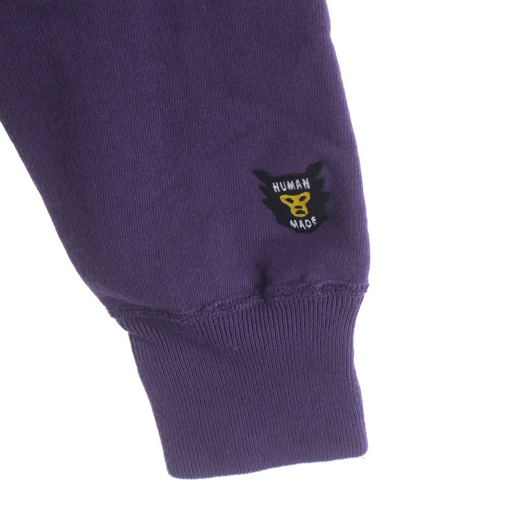 HUMAN MADE(ヒューマンメイド) HEART TSURIAMI HOODIE ハート ツリアミ フーデッド スウェット パーカー パープル HM24CS026