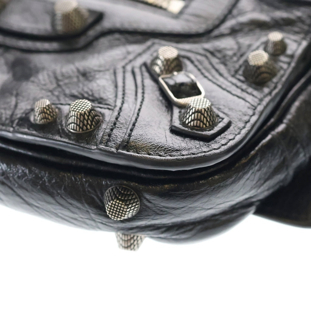 BALENCIAGA(バレンシアガ) LE CAGOLE XS フラップショルダーバッグ ブラック 719082-1000 レディース