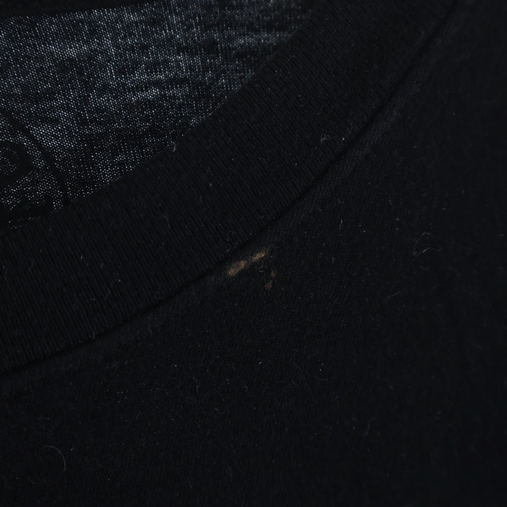 CHROME HEARTS(クロムハーツ) CH SCROLL LABEL スクロールラベル ロゴアームプリント長袖Tシャツ ブラック