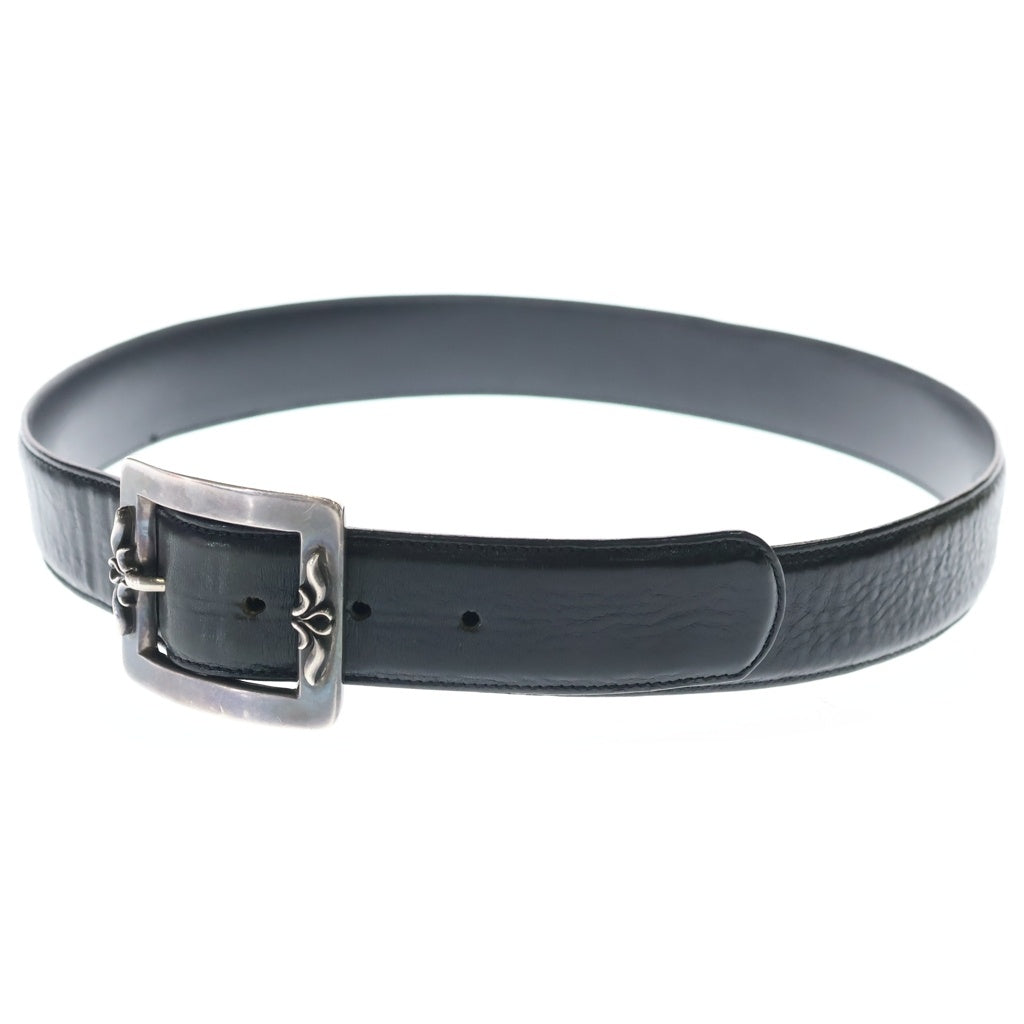 CHROME HEARTS(クロムハーツ) 1.5 OTJ BELT フィリグリーOTJ レザーベルト ブラック/シルバー