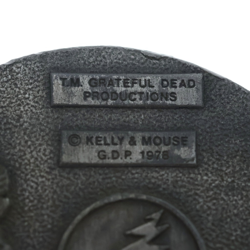 Grateful Dead(グレイトフル デッド) オーバル ベルト バックル シルバー