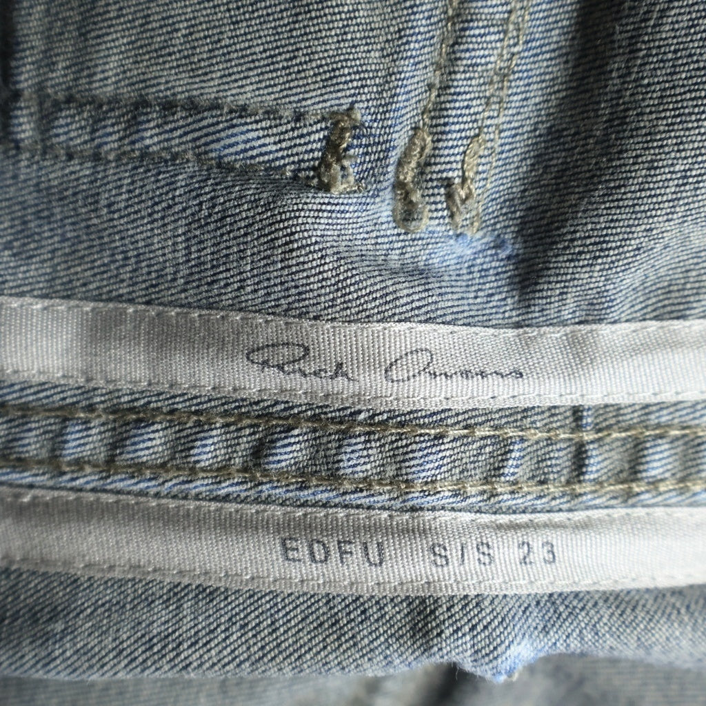 Rick Owens(リックオウエンス) 23SS DOUBLE CARGO JUMBO BELAS ダブルカーゴ ジャンボベラ パンツ インディゴ RR01C4308