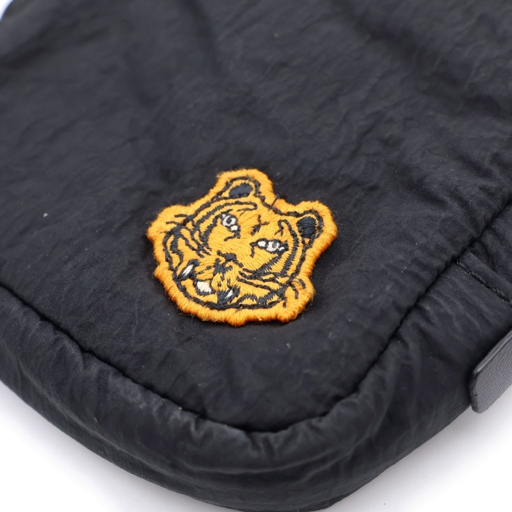 KENZO(ケンゾー) 21AW Tiger Crest Nylon Shoulder Bag タイガー クレスト ナイロン ショルダー バッグ ブラック SU0251-FB6