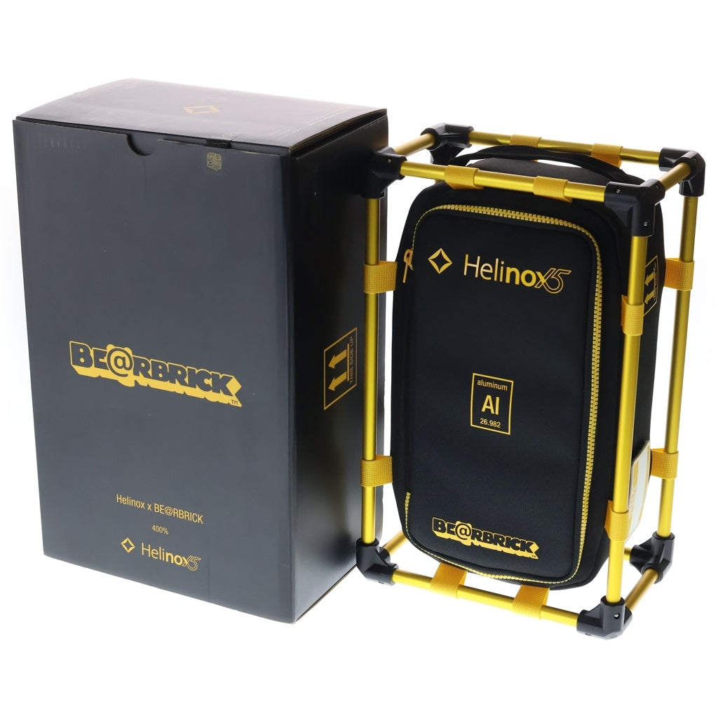 MEDICOM TOY(メディコムトイ) Bearbrick 15th Anniversary Helinox 400% ベアブリック アニバーサリー ヘリノックス フィギュア 人形 ゴールド