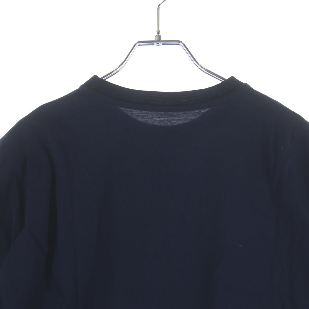 miumiu(ミュウミュウ) 23AW Cropped Jersey T-Shirt クロップドジャージーTシャツ 半袖カットソー レディース ネイビー MJN385 S232