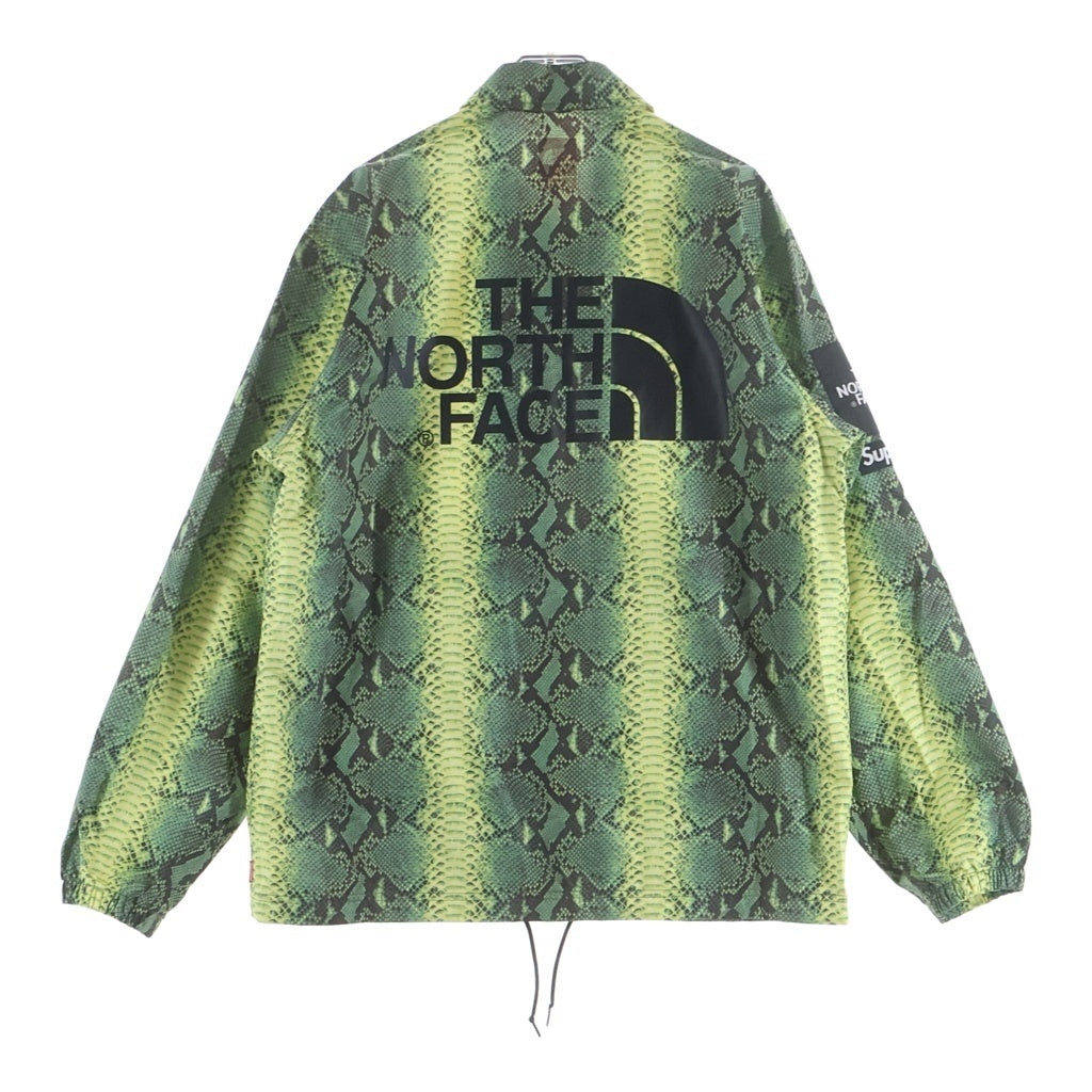 SUPREME(シュプリーム) 18AW ×Snakeskin Taped Seam Coaches Jacket ザ ノースフェイス スネークスキン テープド シーム コーチジャケット グリーン NP11803I