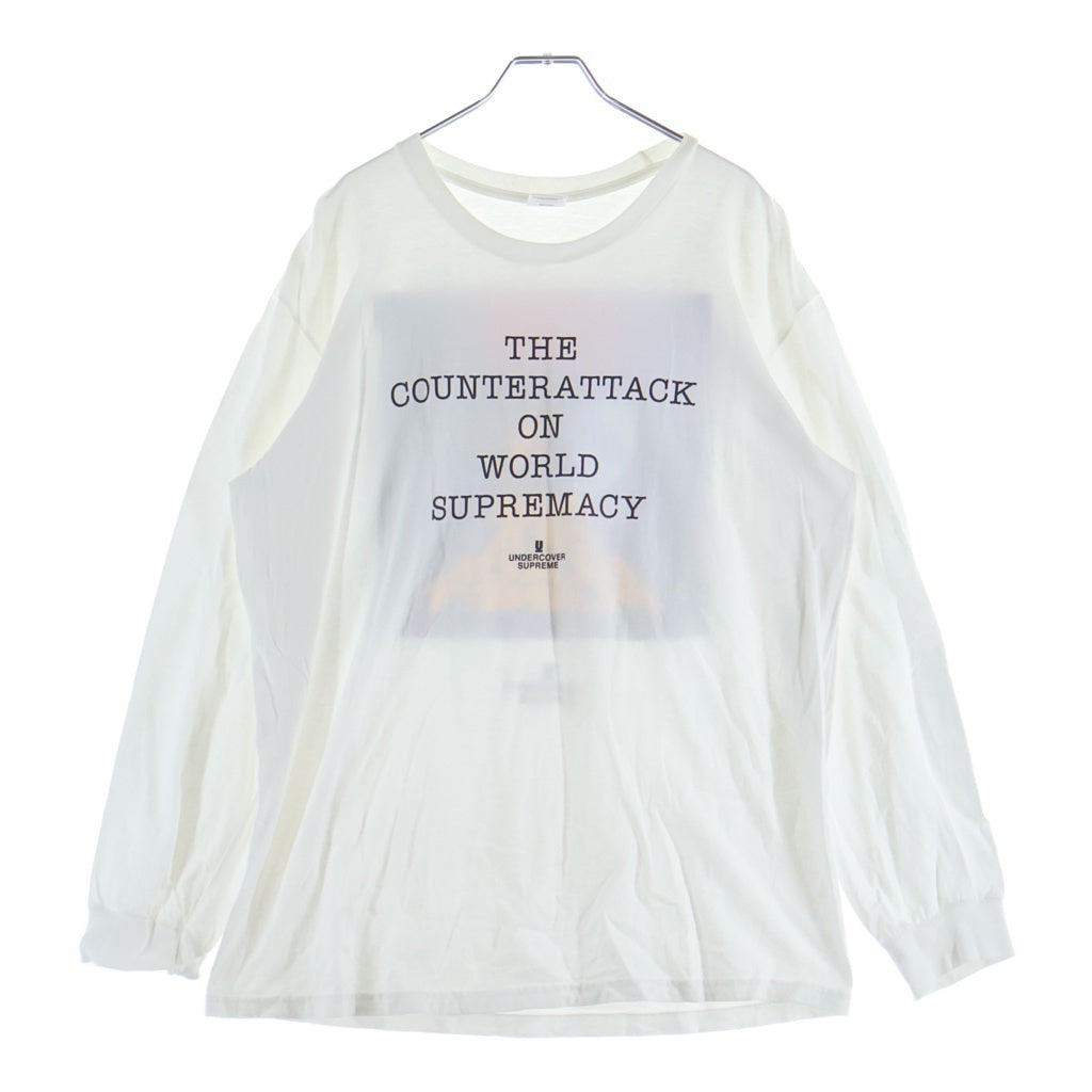 SUPREME(シュプリーム) 18SS ×アンダーカバー パブリックエネミー クルーネックロングスリーブTシャツ ホワイト