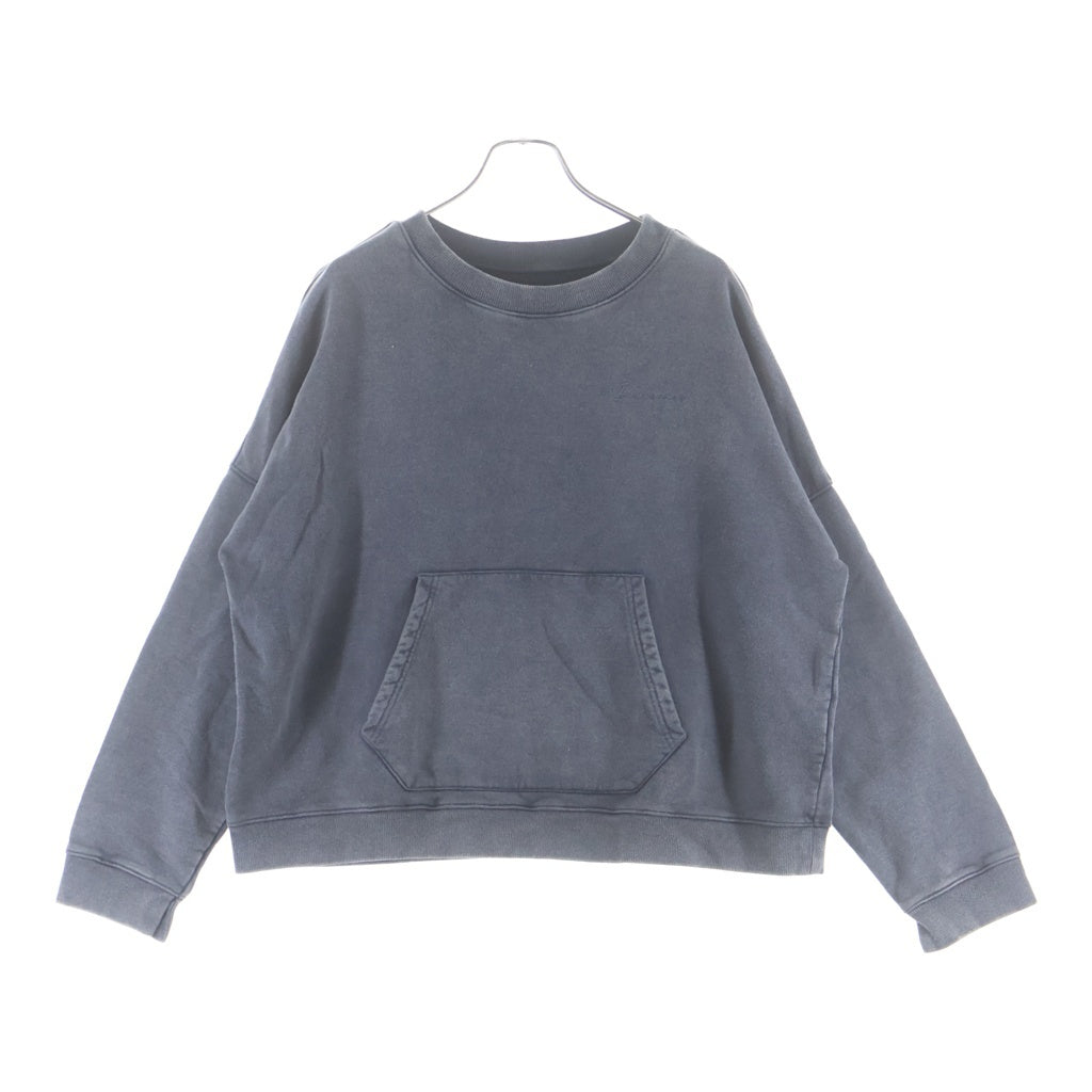 Innocence NYC(イノセンス) 22SS ワンポイントロゴ刺繍クロップドスウェットトレーナー グレー ICN-22SS-SWT002