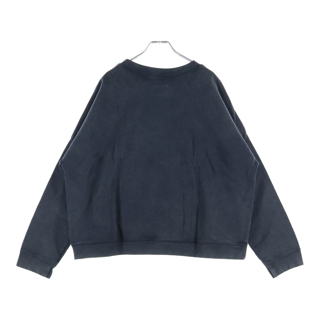 Innocence NYC(イノセンス) 22SS ワンポイントロゴ刺繍クロップドスウェットトレーナー グレー ICN-22SS-SWT002