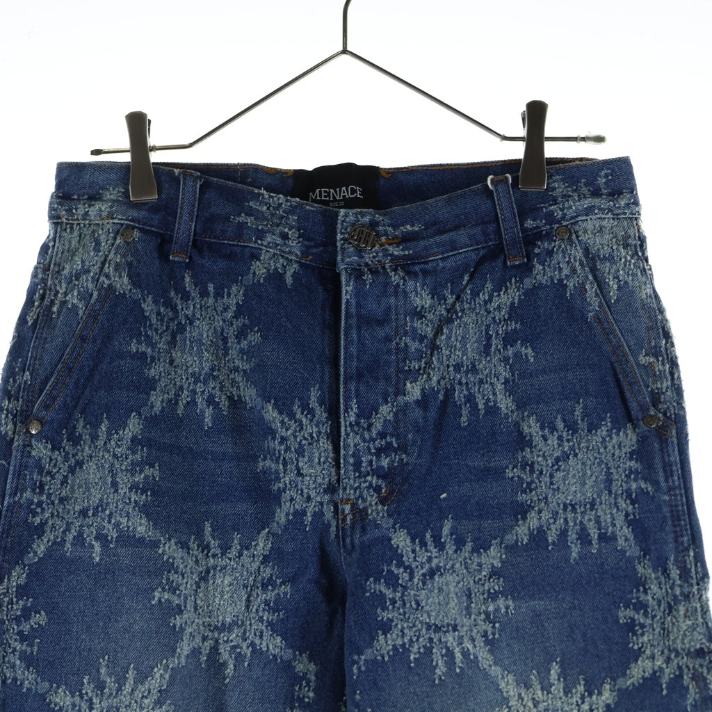 NO BRAND(ノーブランド) MENACE メナス DENIM WORK PANTS デニム パンツ インディゴ
