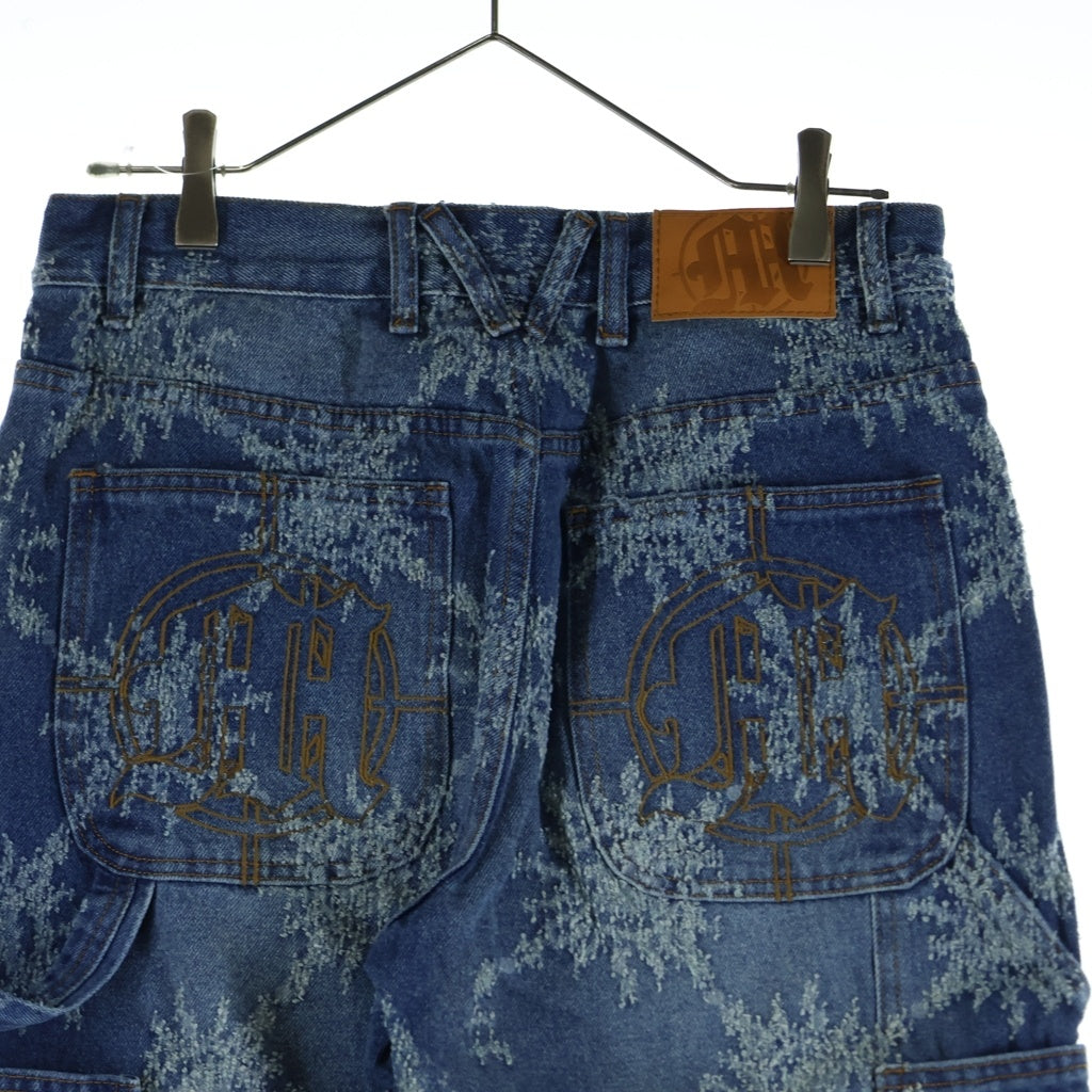 NO BRAND(ノーブランド) MENACE メナス DENIM WORK PANTS デニム パンツ インディゴ