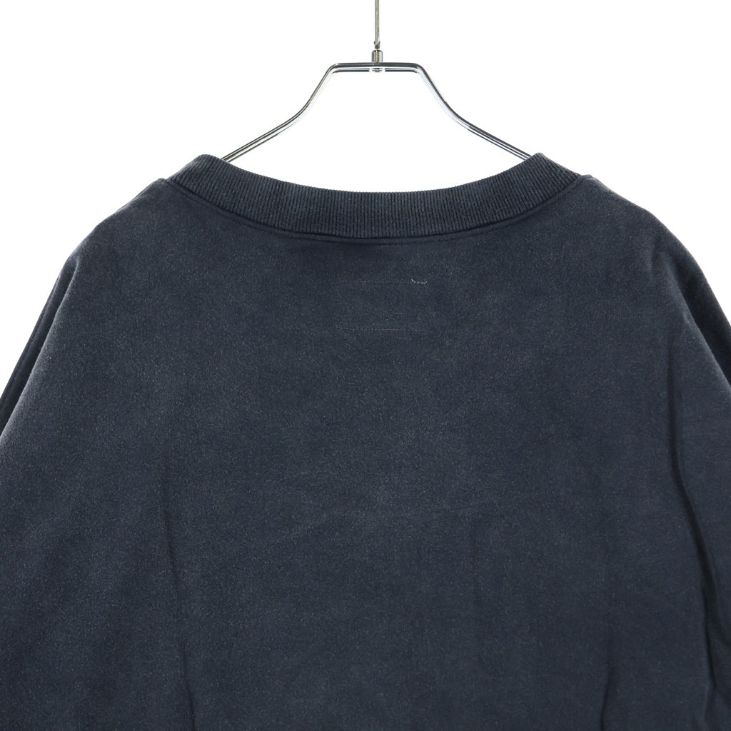 Innocence NYC(イノセンス) 22SS ワンポイントロゴ刺繍クロップドスウェットトレーナー グレー ICN-22SS-SWT002
