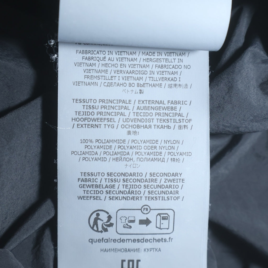 STONE ISLAND(ストーンアイランド) Stand Collar Nylon Jacket スタンドカラー ジップアップ ナイロンジャケット ブラック L1S154100056S0345