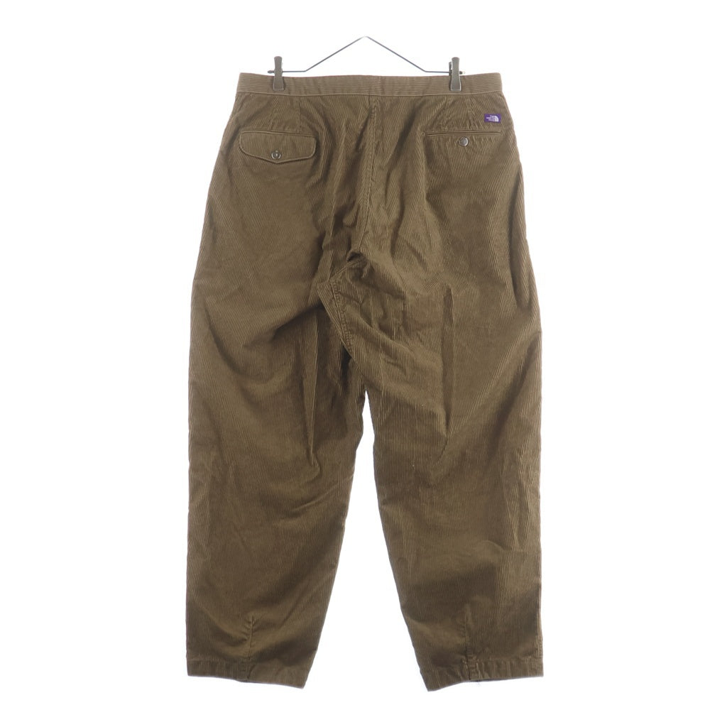 THE NORTH FACE PURPLE LABEL(ノースフェイスパープルレーベル) Corduroy Wide Tapered Pants コーデュロイ ワイド テーパード パンツ ブラウン NT5058N