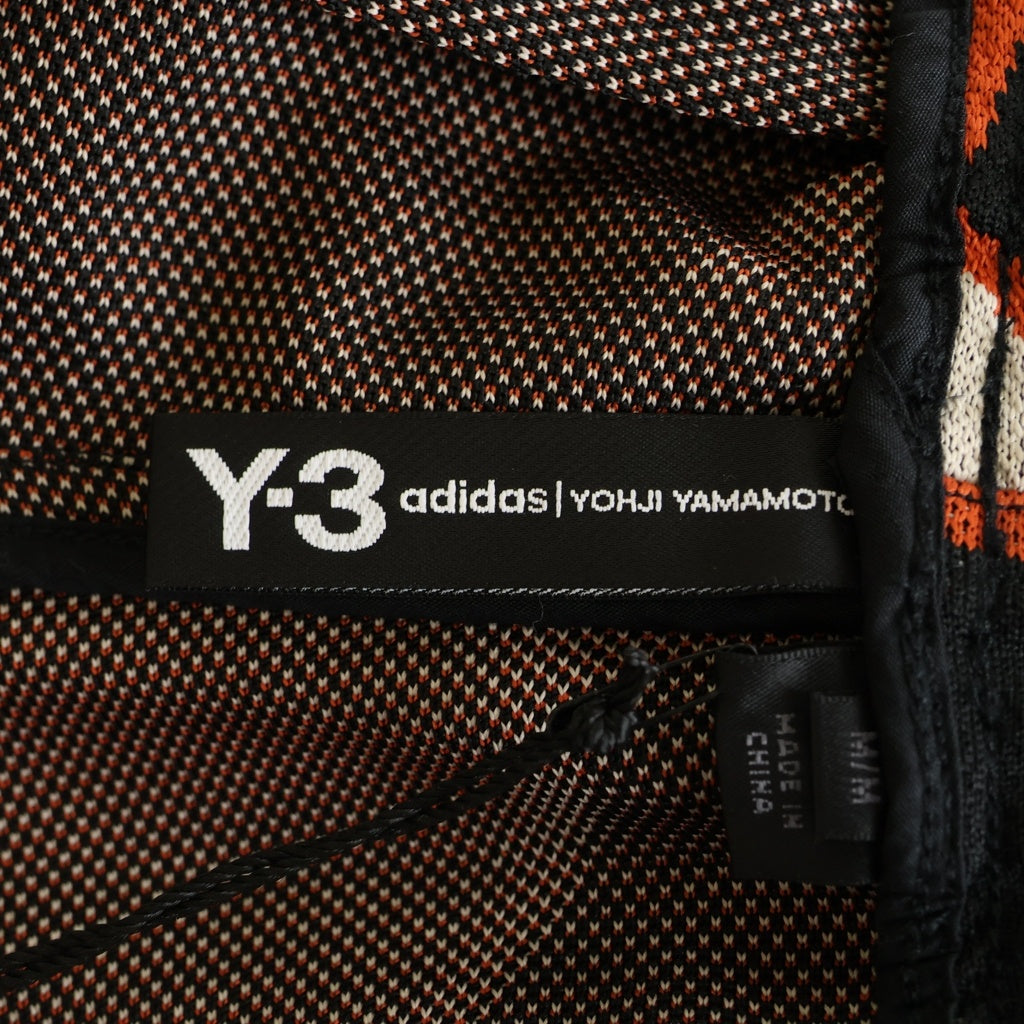 Y-3(ワイスリー) 19AW JAQUARD TRACK PANTS ジャガード トラック パンツ ブラック FJ0467