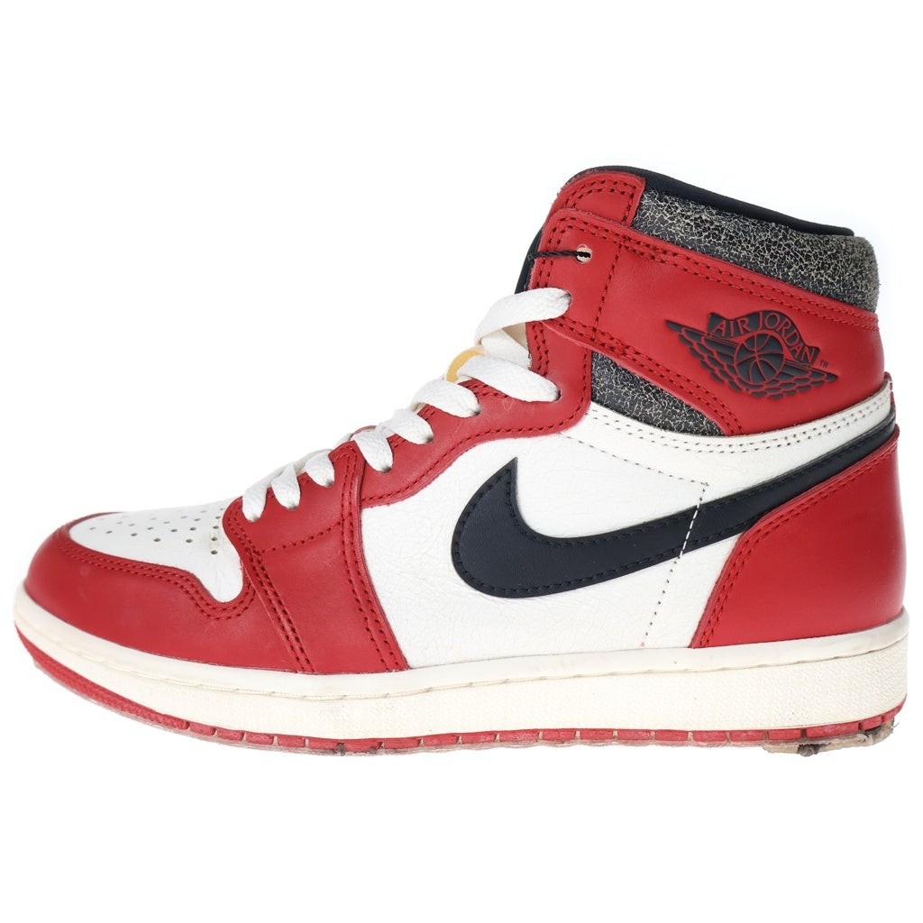 NIKE(ナイキ) AIR JORDAN 1 HIGH OG CHICAGO LOST & FOUND エアジョーダン1 ハイカットスニーカー レッド US9/27cm DZ5485-612