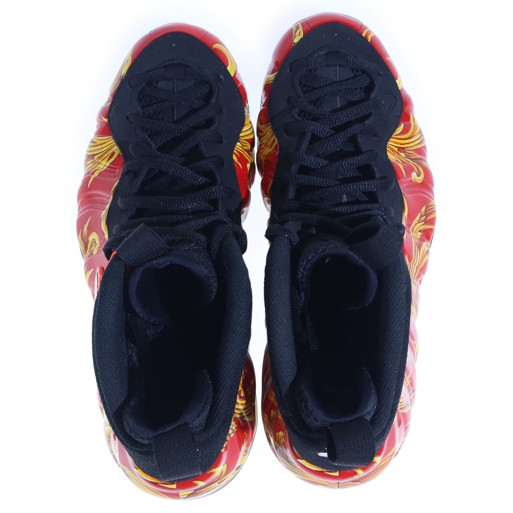 NIKE(ナイキ) 14SS ×SUPREME AIR FOAMPOSITE ONE シュプリーム エア フォームポジット ハイカットスニーカー レッド US10.5/28.5cm 652792-600