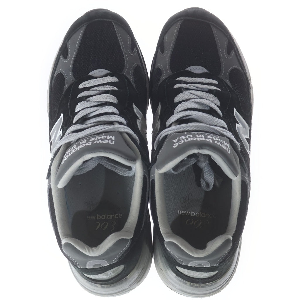 New Balance(ニューバランス) MR993BK スエード ローカット スニーカー ブラック US8.5/26.5cm
