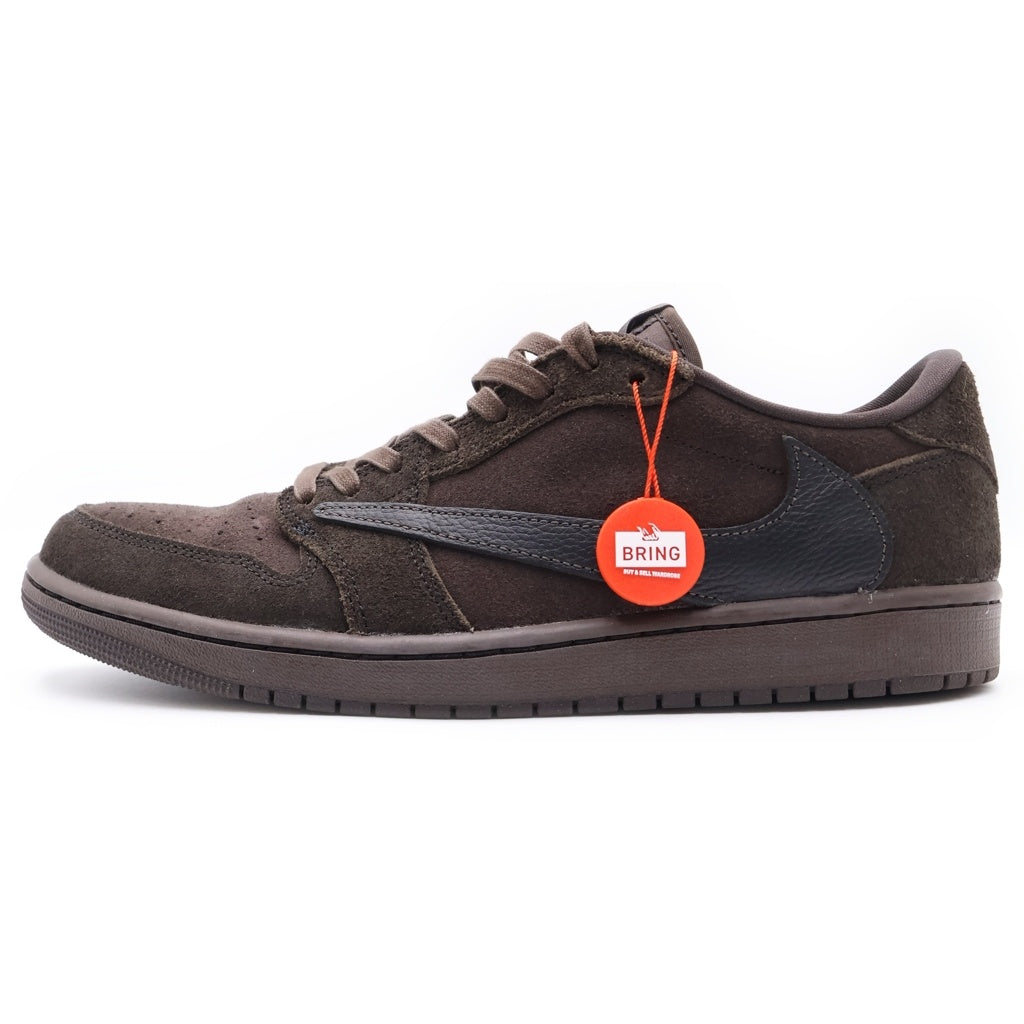 NIKE(ナイキ) ×TRAVIS SCOTT AIR JORDAN 1 LOW OG SP VELVET BROWN トラヴィススコット エアジョーダン 1 ベルベットブラウン ローカットスニーカー US11/29cm DM7866-202