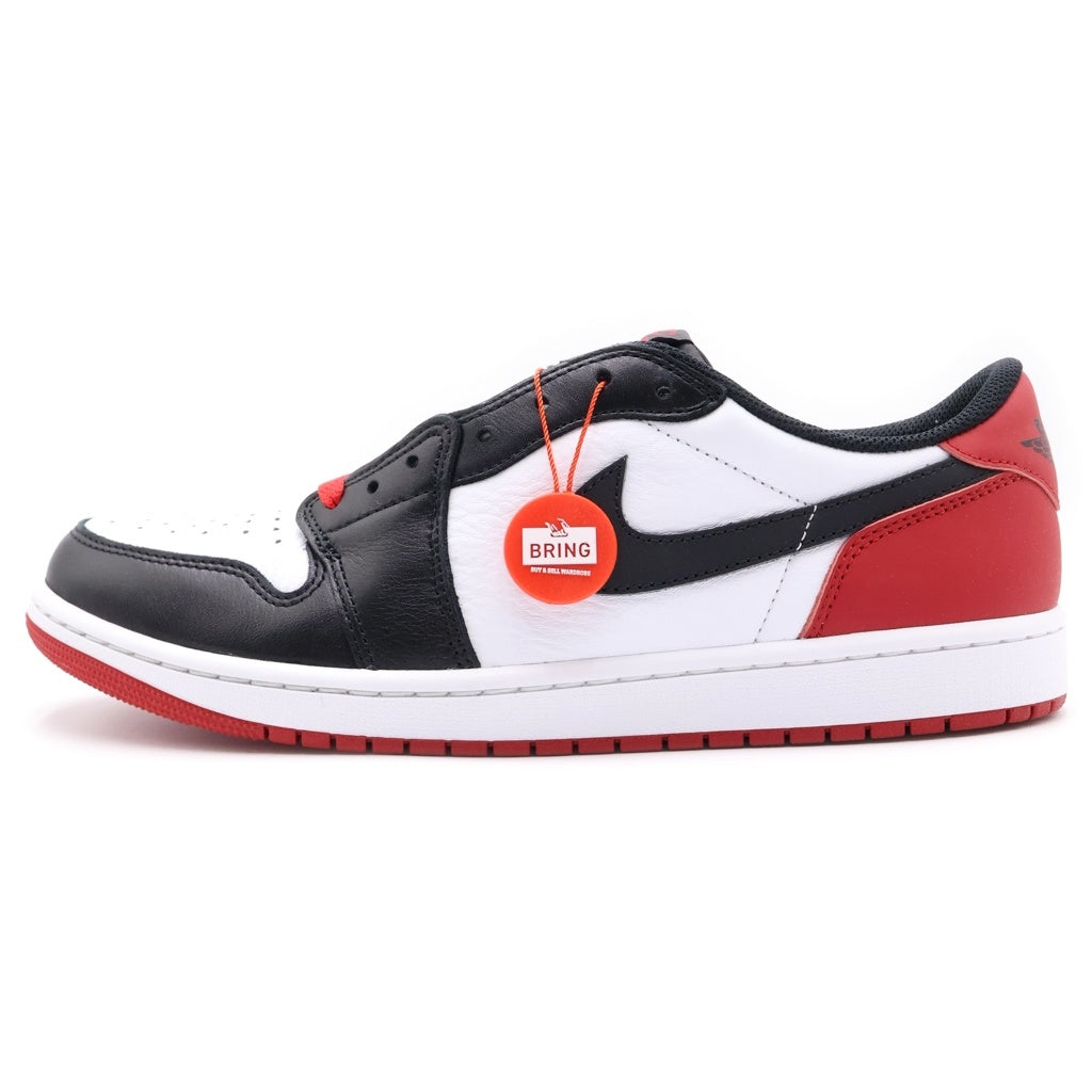 NIKE(ナイキ) AIR JORDAN 1 RETRO LOW OG BLACK TOE エアジョーダン1 ロー ブラックトゥ ローカットスニーカー ホワイト/ブラック/レッド US11.5/29.5cm CZ0790-106