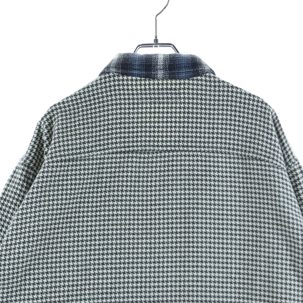 SUPREME(シュプリーム) 23AW Houndstooth Plaid Flannel Shirt ハウンドトゥース プレイド フランネル シャツ マルチ