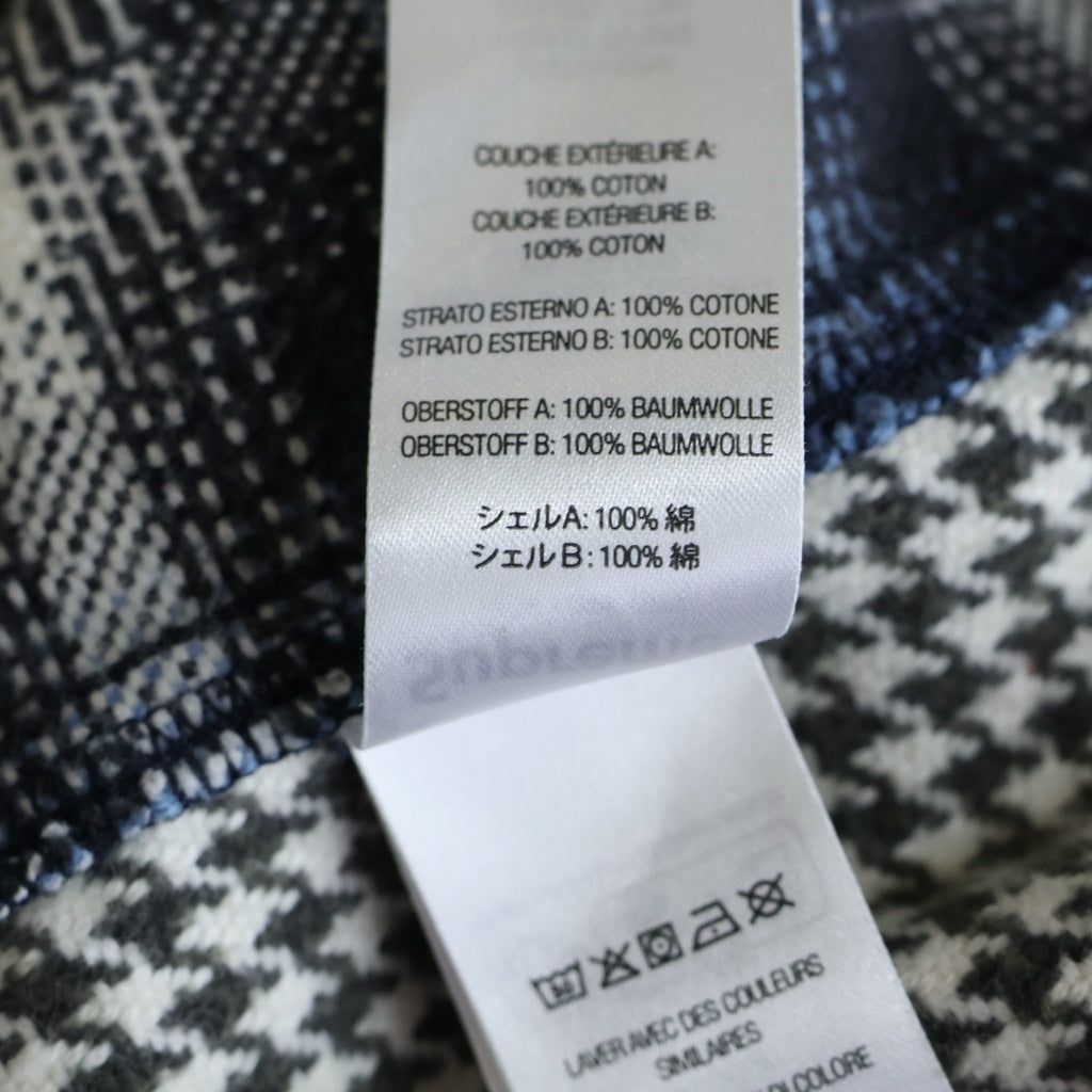 SUPREME(シュプリーム) 23AW Houndstooth Plaid Flannel Shirt ハウンドトゥース プレイド フランネル シャツ マルチ