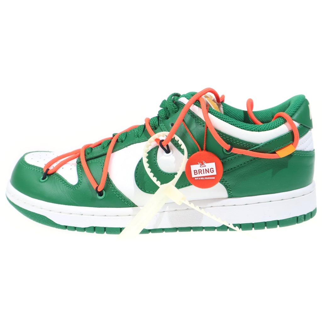 NIKE ナイキ ×OFF-WHITE DUNK LOW CT0856‐100 オフホワイト ダンク ローカットスニーカー US9/27cm グリーン/ホワイト NIKE(ナイキ) ×OFF-WHITE DUNK LOW オフホワイト ダンク ローカット