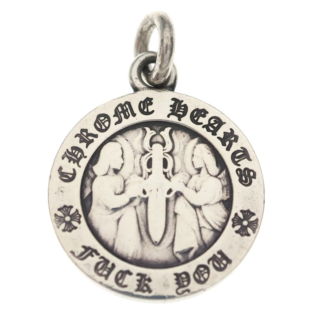 CHROME HEARTS(クロムハーツ) CHRM ANGL MDL V1 エンジェルメダルチャーム ペンダントトップ シルバーBCA229