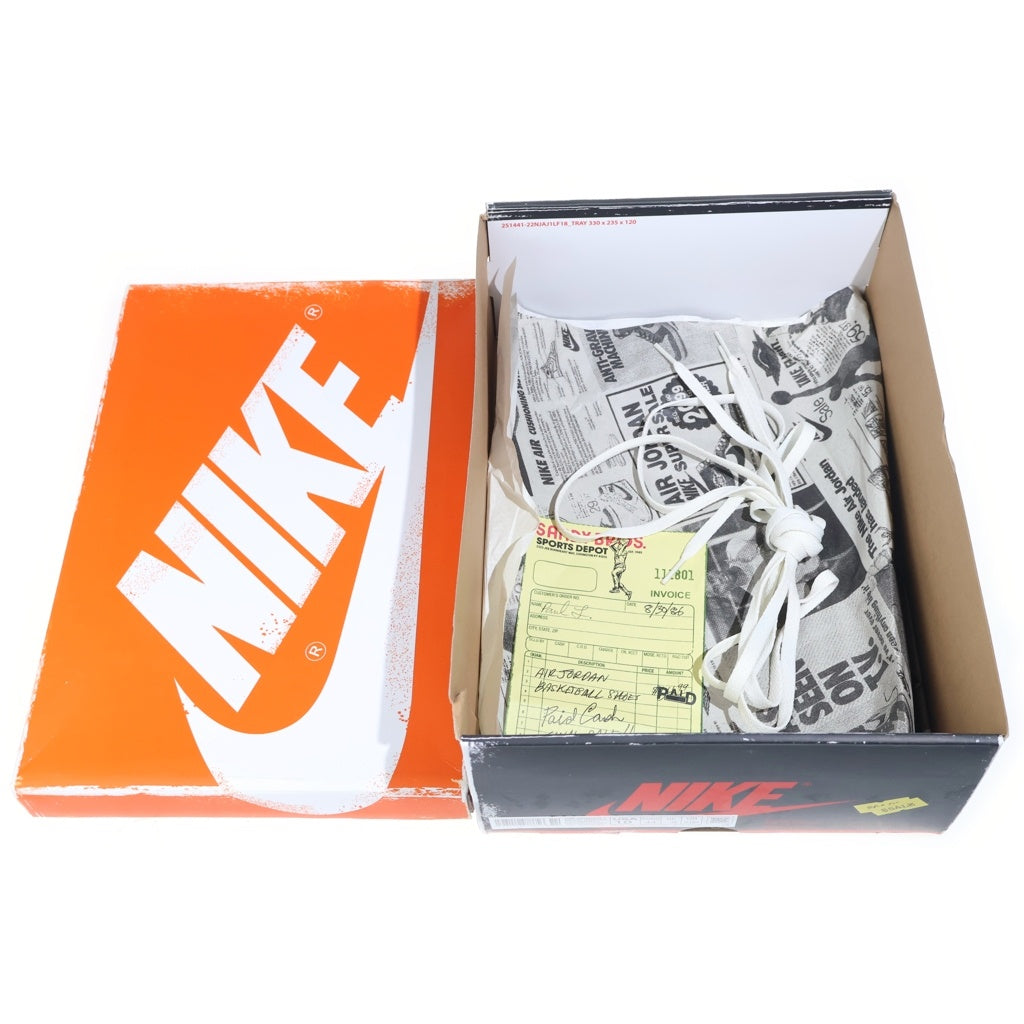 NIKE(ナイキ) AIR JORDAN 1 LOST & FOUND CHICAGO エアジョーダン1 ロスト&ファウンド シカゴ ハイカットスニーカーホワイト/レッド/ブラック US10/28cm DZ5485-612