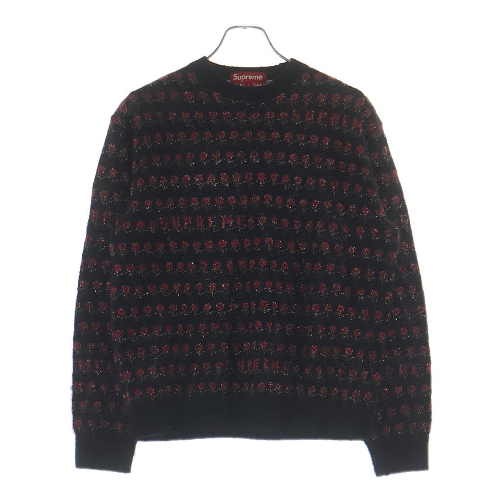 SUPREME(シュプリーム) 25AW Flowers Metallic Sweater モヘア混 